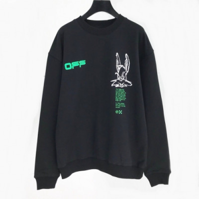 [오프화이트]Off-white 2020 Mm/Wm Logo Cotton Oversize Hoodie - 오프화이트 2020 남자 로고 코튼 오버사이즈 후디 Off0352x.Size(s - xl).블랙