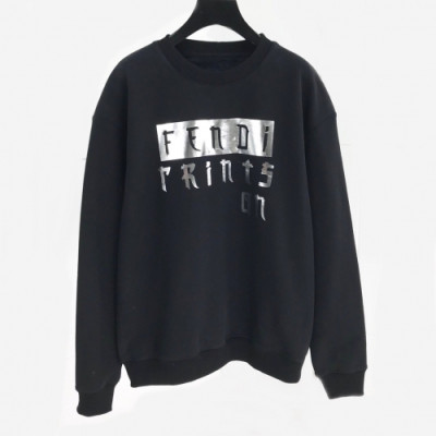 [펜디]Fendi 2020 Mens Monster Crew-neck Velvet Tshirts - 펜디 2020 남성 몬스터 크루넥 벨벳 긴팔티 Fen0549x.Size(s - xl).블랙