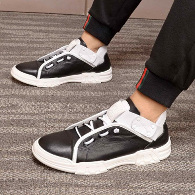 Louis Vuitton 2019 Mens Leather Sneakers - 루이비통 2019 남성용 레더 스니커즈 LOUS0517,Size(240 - 270).블랙