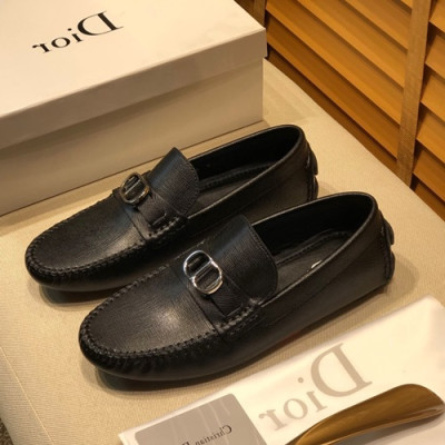 Dior 2020 Mens Leather Loafer - 디올 2020 남성용 레더 로퍼 DIOS0136,Size(240 - 280).블랙