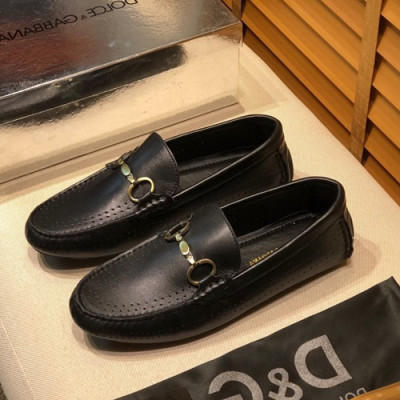 Dolce&Gabbana 2020 Mens Leather Loafer - 돌체앤가바나 2020 남성용 레더 로퍼 DGS0151,Size(240 - 280).블랙