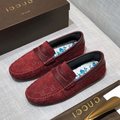 Gucci 2020 Mens Leather Loafer - 구찌 2020 남성용 레더 로퍼 GUCS0624,Size(240 - 280).레드