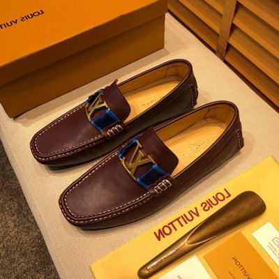 Louis Vuitton 2020 Mens Leather Loafer - 루이비통 2020 남성용 레더 로퍼 LOUS0531,Size(240 - 280).와인