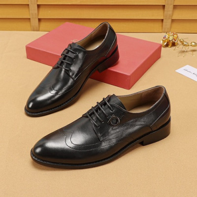 Ferragamo 2020 Mens Leather Oxford Shoes - 페라가모 2020 남성용 레더 옥스퍼드 슈즈 FGMS0159,Size(240 - 270).블랙