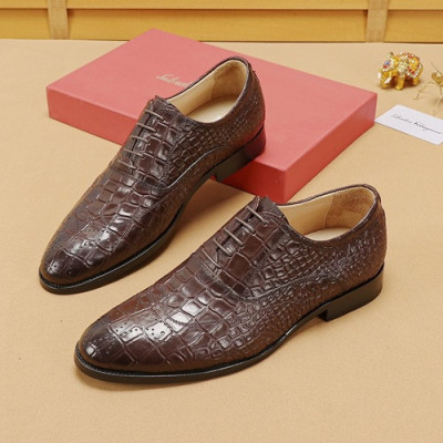 Ferragamo 2020 Mens Leather Oxford Shoes - 페라가모 2020 남성용 레더 옥스퍼드 슈즈 FGMS0161,Size(240 - 270).브라운