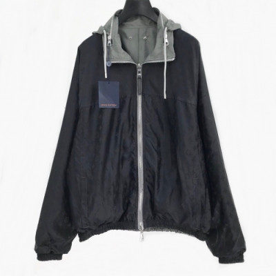 [루이비통]Louis vuitton 2020 Mens Casual Windproof Jackets - 루이비통 2020 남성 캐쥬얼 양면 방풍 자켓 Lou01645x.Size(s - xl).블랙