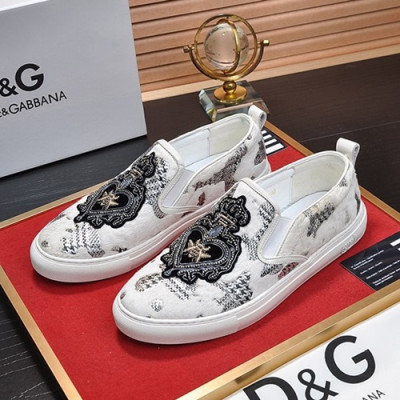 Dolce&Gabbana 2020 Mens Slip On - 돌체앤가바나 2020 남성용 슬립온 DGS0154,Size(240 - 270).화이트