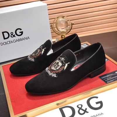 Dolce&Gabbana 2020 Mens Leather Loafer - 돌체앤가바나 2020 남성용 레더 로퍼 DGS0166,Size(240 - 270).블랙