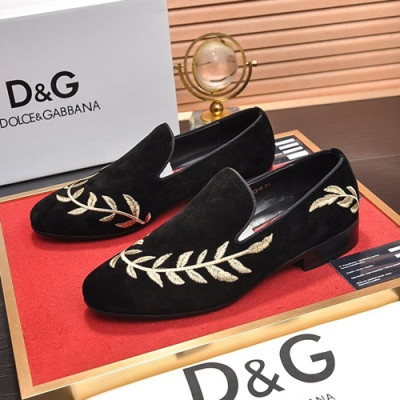 Dolce&Gabbana 2020 Mens Leather Loafer - 돌체앤가바나 2020 남성용 레더 로퍼 DGS0169,Size(240 - 270).블랙