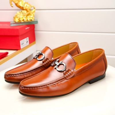 Ferragamo  2020 Mens Leather Loafer - 페라가모 2020 남성용 레더 로퍼 FGMS0177 ,Size(240 - 275).브라운