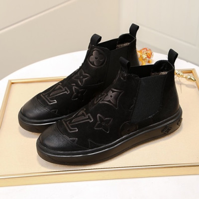 Louis Vuitton 2020 Mens Leather Boots - 루이비통 2020 남성용 레더 부츠 LOUS0590.Size(240 - 270).블랙