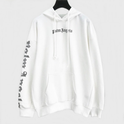 [팜 엔젤스]Palm Angels 2020 Mm/Wm Logo Cotton Hoodie - 팜 엔젤스 2020 남자 로고 코튼 후디 Pam0103x.Size(s - xl).화이트