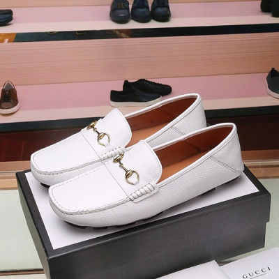 Gucci 2020 Mens Leather Loafer - 구찌 2020 남성용 레더 로퍼 GUCS0701,Size(240 - 275).화이트