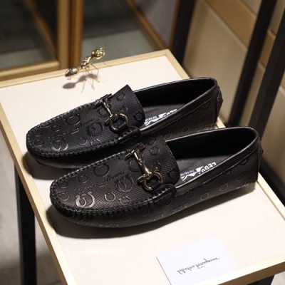 Ferragamo  2020 Mens Leather Loafer - 페라가모 2020 남성용 레더 로퍼 FGMS0185 ,Size(240 - 270).블랙