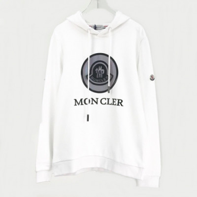 [몽클레어]Moncler 2020 Mens Logo Casual Cotton HoodT - 몽클레어 2020 남성 로고 캐쥬얼 코튼 후디 Moc01452x.Size(m - 2xl).화이트