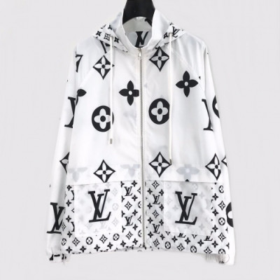 [루이비통]Louis vuitton 2020 Mens Logo Windproof Jackets- 루이비통 2020 남성 로고 방풍 자켓 Lou01664x.Size(m - 4xl).화이트