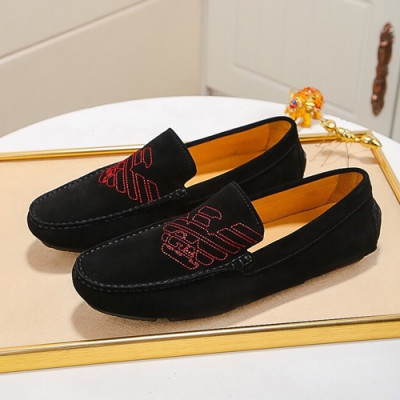 Armani 2020 Mens Leather Loafer - 알마니 2020 남성용 레더 로퍼 ARMS0145.Size (240 - 270).블랙