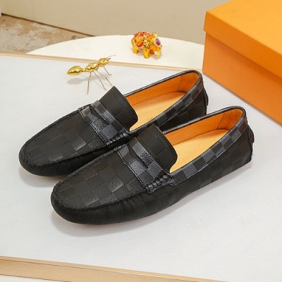 Louis Vuitton 2020 Mens Leather Loafer - 루이비통 2020 남성용 레더 로퍼 LOUS0639,Size(240 - 270).블랙