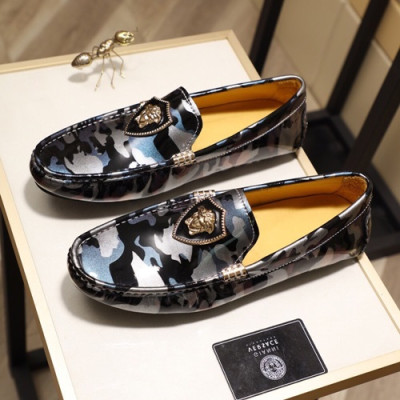 Versace  2020 Mens Leather Loafer - 베르사체 2020 남성용 레더 로퍼  VERS0317,Size(240 - 270).블루