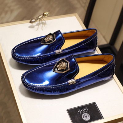 Versace  2020 Mens Leather Loafer - 베르사체 2020 남성용 레더 로퍼  VERS0319,Size(240 - 270).블루