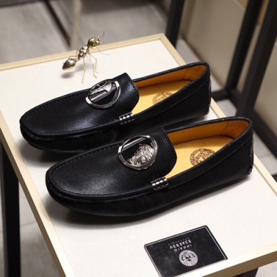 Versace  2020 Mens Leather Loafer - 베르사체 2020 남성용 레더 로퍼 VERS0324,Size(240 - 270).블랙