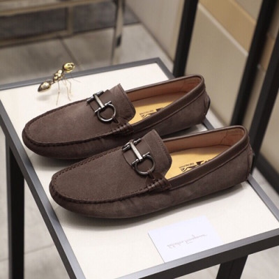 Ferragamo  2020 Mens Leather Loafer - 페라가모 2020 남성용 레더 로퍼 FGMS0208 ,Size(240 - 270).브라운