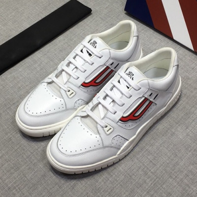 Bally 2020 Mens Leather Sneakers - 발리 2020 남성용 레더 스니커즈,BALS0101,Size(240 - 270).화이트