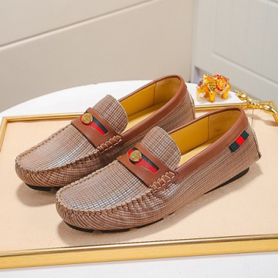 Gucci 2020 Mens Leather Loafer - 구찌 2020 남성용 레더 로퍼 GUCS0730,Size(240 - 270).브라운