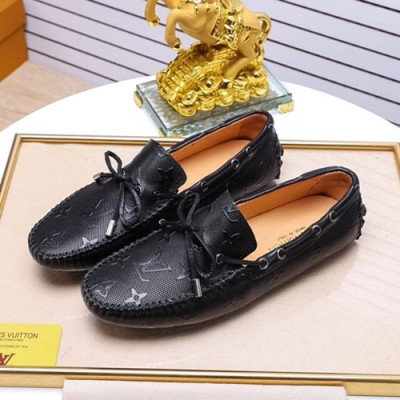 Louis Vuitton 2020 Mens Leather Loafer - 루이비통 2020 남성용 레더 로퍼 LOUS0670,Size(240 - 270).블랙