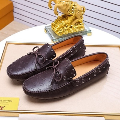 Louis Vuitton 2020 Mens Leather Loafer - 루이비통 2020 남성용 레더 로퍼 LOUS0673,Size(240 - 270).브라운