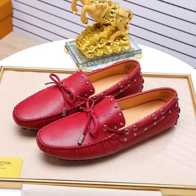 Louis Vuitton 2020 Mens Leather Loafer - 루이비통 2020 남성용 레더 로퍼 LOUS0674,Size(240 - 270).레드