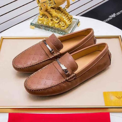 Armani 2020 Mens Leather Loafer - 알마니 2020 남성용 레더 로퍼 ARMS0161.Size (240 - 270).브라운