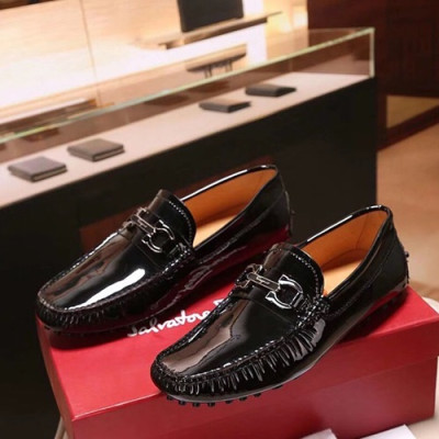 Ferragamo  2020 Mens Leather Loafer - 페라가모 2020 남성용 레더 로퍼 FGMS0215 ,Size(240 - 270).블랙