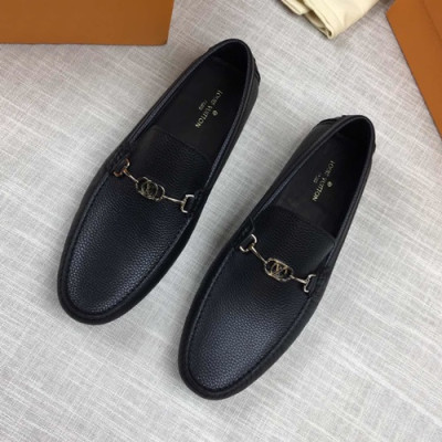 Louis Vuitton 2020 Mens Leather Loafer - 루이비통 2020 남성용 레더 로퍼 LOUS0695,Size(240 - 270).블랙