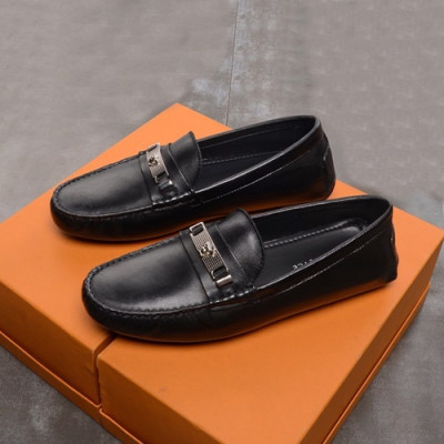 Versace  2020 Mens Leather Loafer - 베르사체 2020 남성용 레더 로퍼 VERS0334,Size(240 - 275).블랙