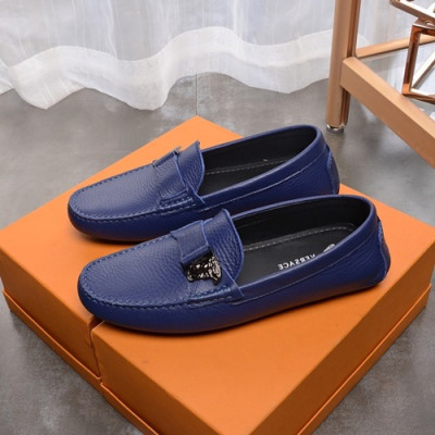 Versace  2020 Mens Leather Loafer - 베르사체 2020 남성용 레더 로퍼  VERS0337,Size(240 - 275).블루