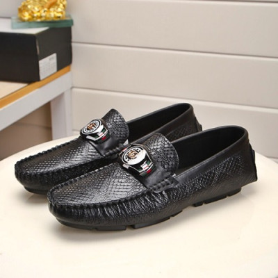 Gucci 2020 Mens Leather Loafer - 구찌 2020 남성용 레더 로퍼 GUCS0743,Size(240 - 270).블랙