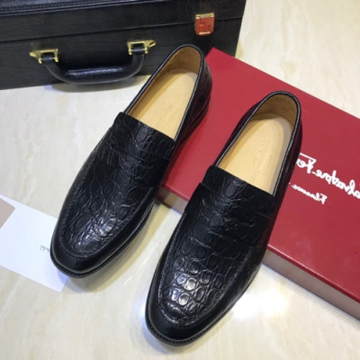 Ferragamo  2020 Mens Leather Loafer - 페라가모 2020 남성용 레더 로퍼 FGMS0226 ,Size(240 - 270).블랙