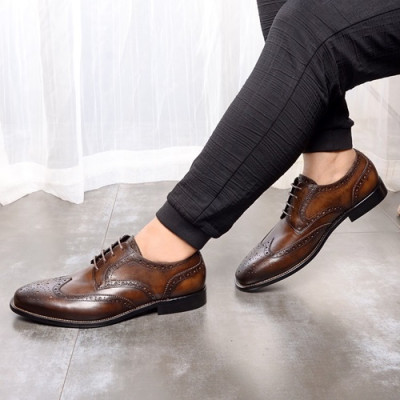 Ferragamo 2020 Mens Leather Oxford Shoes - 페라가모 2020 남성용 레더 옥스퍼드 슈즈 FGMS0246,Size(240 - 275).브라운