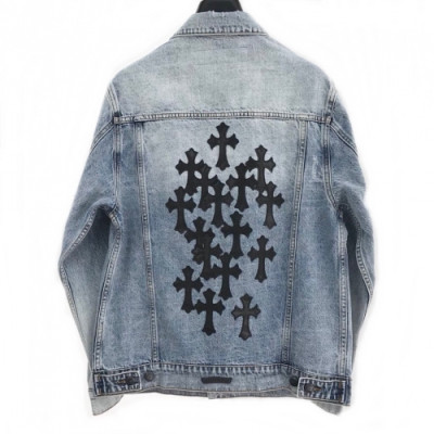 [크롬하츠]Chrome Hearts 2020 Mens Casual Denim Jackets - 크롬하츠 2020 남성 캐쥬얼 데님 자켓 Chr0122x.Size(m - 2xl).블루