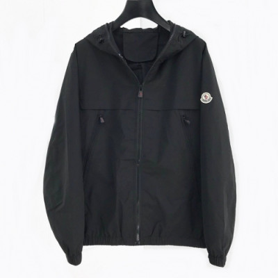 [몽클레어]Moncler 2020 Mens Logo Casual Windproof Jackets - 몽클레어 2020 남성 로고 캐쥬얼 방풍 자켓 Moc01468x.Size(m - 3xl).블랙