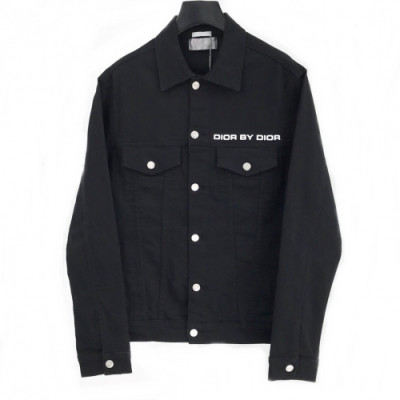 [디올]Dior 2020 Mens Logo Modern Casual Denim Jackets - 디올 2020 남성 로고 모던 캐쥬얼 데님 자켓 Dio0540x.Size(m - 2xl).블랙