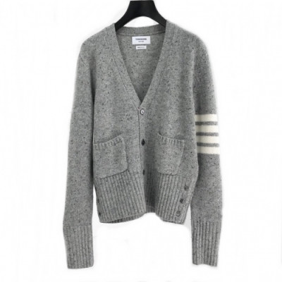 [톰브라운]Thom Browne 2020 Mm/Wm Strap V-neck Wool Cardigan - 톰브라운 2020 남자 스트랩 브이넥 울 가디건 Thom0539x.Size(s - xl).그레이