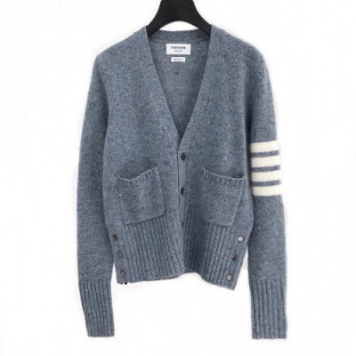 [톰브라운]Thom Browne 2020 Mm/Wm Strap V-neck Wool Cardigan - 톰브라운 2020 남자 스트랩 브이넥 울 가디건 Thom0540x.Size(s - xl).그레이