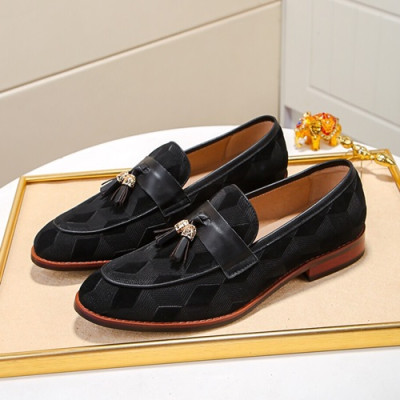 Louis Vuitton 2020 Mens Leather Loafer - 루이비통 2020 남성용 레더 로퍼 LOUS0790,Size(240 - 270).블랙