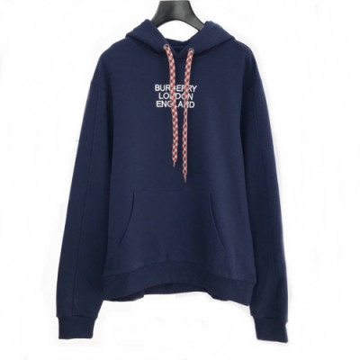 [버버리]Burberry 2020 Mm/Wm Logo Casual Cotton Hoodie - 버버리 2020 남자 로고 캐쥬얼 코튼 후디 Bur02147x.Size(s - 2xl).네이비