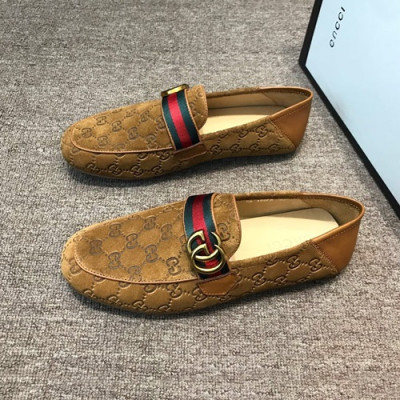 Gucci 2020 Mens Leather Loafer - 구찌 2020 남성용 레더 로퍼 GUCS0847,Size(240 - 270).카키브라운