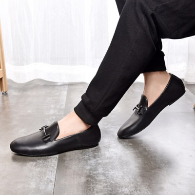 Hermes 2020 Mens Leather Loafer - 에르메스 2020 남성용 레더 로퍼 HERS0287,Size(240 - 270).블랙