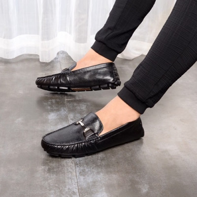 Ermenegildo Zegna  2020 Mens Leather Loafer - 에르메넬질도 제냐 2020 남성용 레더 로퍼 ZEGS0022.Size(240 - 270).블랙