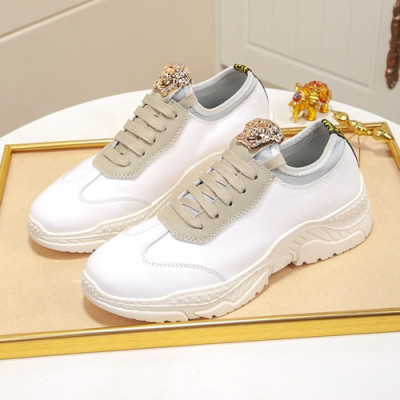 Versace 2020 Mens Leather Sneakers - 베르사체 2020 남성용 레더 스니커즈 VERS0419,Size (240 - 270).화이트